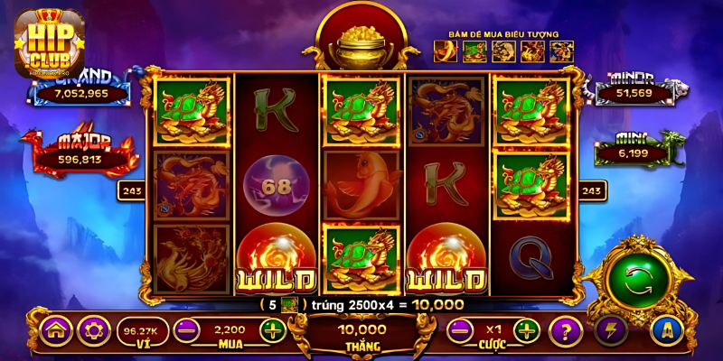 Chuyên cung cấp hàng trăm trò chơi slot nổi tiếng với tỷ lệ thắng cao, giao diện bắt mắt